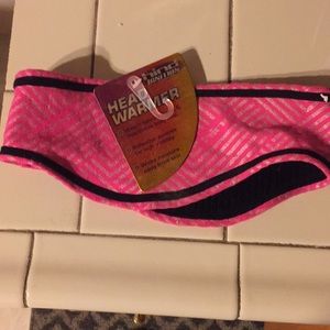 Cute pink head warmer